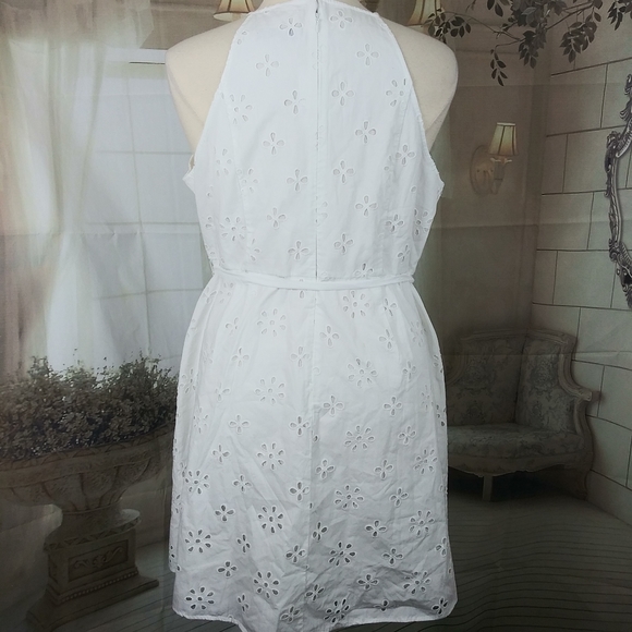 Loft Eyelet White Dress - Picture 8 of 8